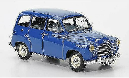 Renault Colorale Prairie 1/43 Solido blauw 1953 modelauto
