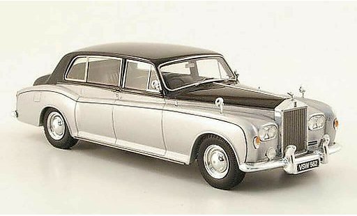 Rolls Royce Phantom 1970 1/43 TrueScale Miniatures VI Mulliner Park Ward grijs /zwart modelauto