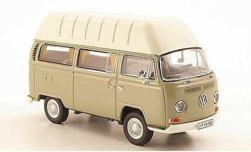 Volkswagen T2 A 1/43 Premium ClassiXXs Camper grijs modelauto