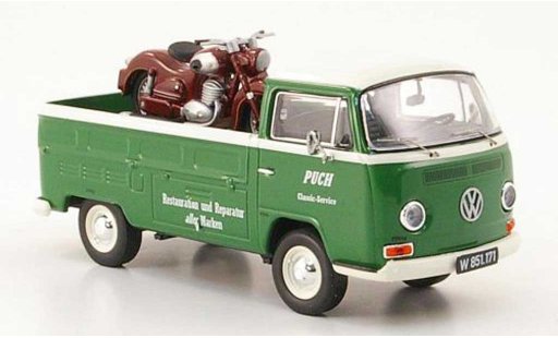 Volkswagen T2 Base 1/43 Premium ClassiXXs Puch laadbak Puch Classic Service met SGS als Ladegut modelauto