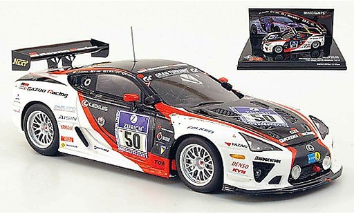 Lexus LFA Gazoo Racing 1/43 Minichamps No.50 24h ADAC Nurburgring 2010 modelauto