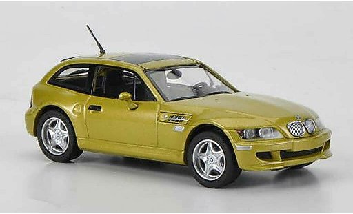 Bmw Z3 M Coupe 1/43 Minichamps (E36/8) geel 2001 modelauto