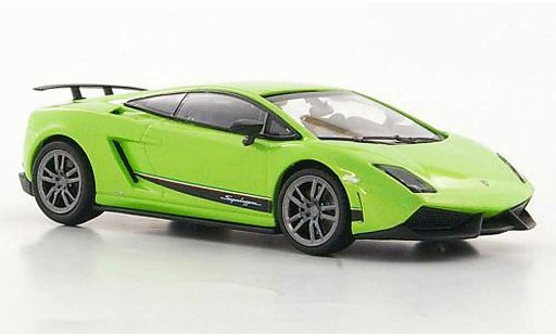 Lamborghini Gallardo LP570-4 1/43 Minichamps Superleggera groen 2010 modelauto