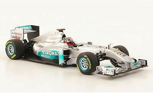 Mercedes F1 2011 1/43 Minichamps GP No.7 Petronas M.Schumacher Showcar modelauto