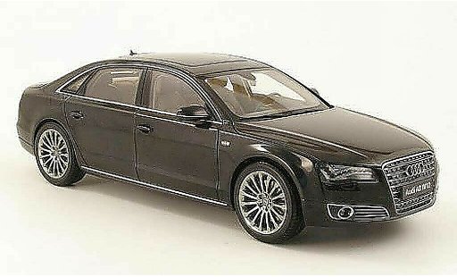 Audi A8 w12 l 1/18 Kyosho (d4) zwart 2010 modelauto