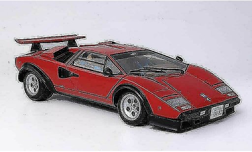 Lamborghini Countach 5000 S 1/18 Kyosho Walter Wolf rood modelauto