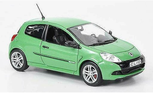 Renault Clio 3 RS 1/43 Norev groen 2009 modelauto