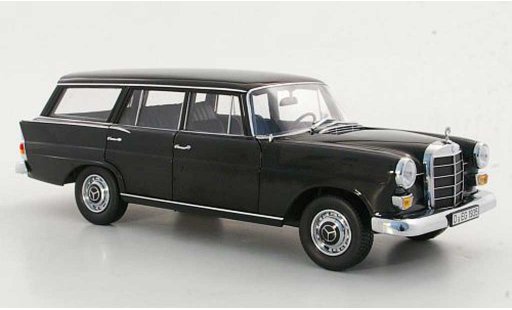 Mercedes 200 Base 1/18 Norev (W110) Universal zwart 1968 modelauto
