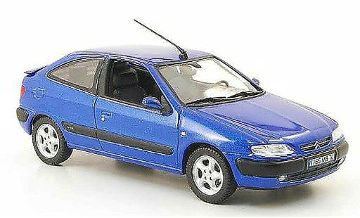 Citroen Xsara VTS 1/43 Norev blauw 3-portes 1997 modelauto
