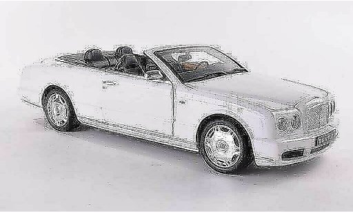 Bentley Azure cabriolet 1/18 Minichamps wit LHD 2006 modelauto