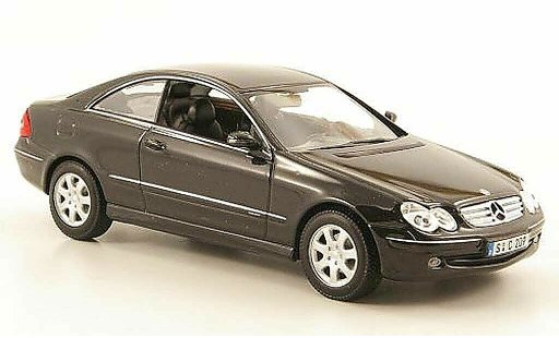 Mercedes Classe CL Base 1/43 Minichamps K (C209) zwart 2001 modelauto