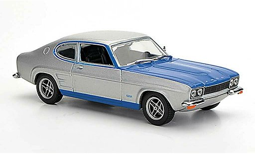 Ford Capri RS 2600 1/43 Minichamps MKI grijs/blauw 1972 modelauto