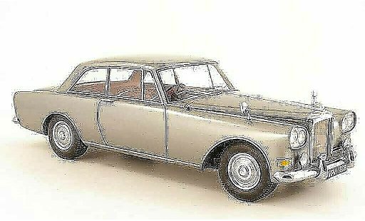 Bentley Continental s3 1/18 Neo SIII Mulliner Park Ward FHC grijs 1963 modelauto
