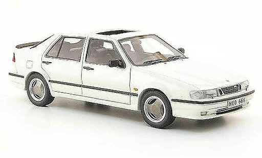 Saab 9000 CS 1/43 Neo aerien wit 1985 modelauto