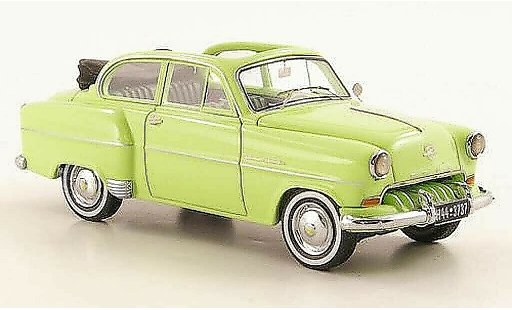 Opel Olympia Rekord 1/43 Neo Cabrio-Sedan groen 1954 modelauto