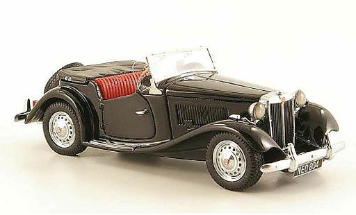 MG TD MkII 1/43 Neo zwart 1950 modelauto