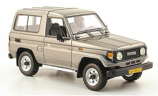 Toyota Land Cruiser 70 1/43 Neo LJ grijs 1986 modelauto