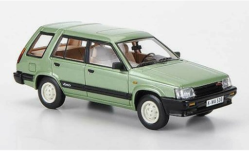 Toyota Tercel 4WD 1/43 Neo groen 1983 modelauto