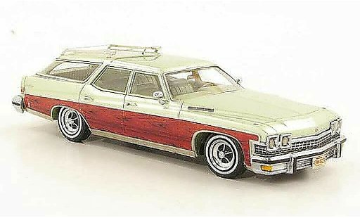 Buick Le Sabre Station Wagon 1/43 Neo groen/bois 1974 modelauto