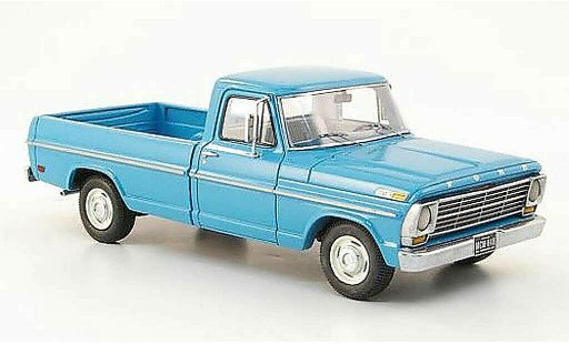 Ford F-100 Pickup 1/43 American Excellence F 100 turquoise beperkt edition 1968 modelauto