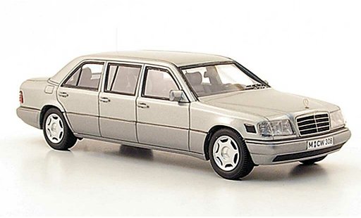Mercedes 250 Base 1/43 Neo E Die(V124) grijs W124-Langversion lim. Auf. 300 1990 modelauto