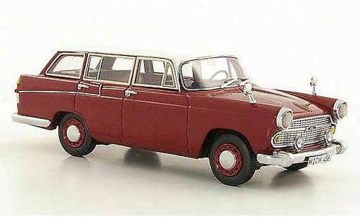 Austin A60 countryman 1/43 Neo Cambridge rood/wit LHD beperkt edition 1966 modelauto