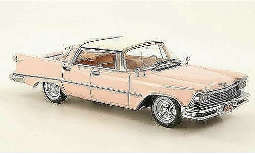 Imperial Crown Southampton Edition Limit&Atilde;&copy;e 1/43 American Excellence 4-portes HardTop roze/wit beperkt 1957 modelauto
