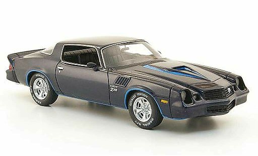 Chevrolet Camaro Z28 1/43 American Excellence blauw avec blauwn strepen lim. Aufl. 500 1978 modelauto
