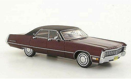 Imperial Le Baron Edition Limit&Atilde;&copy;e 1/43 American Excellence rood/zwart beperkt 1971 modelauto