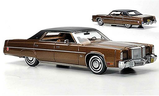 Chrysler Imperial special edition 1/43 American Excellence bruin/zwart beperkt 1975 modelauto