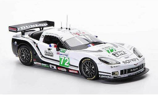 Chevrolet Corvette course 1/43 IXO C6 R No.72 S.Gregoire / J.Policard / D.Hart 24h Le Mans 2010 modelauto