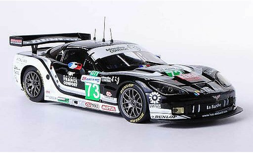 Chevrolet Corvette course 1/43 IXO C6 R No.73 Team Luc Alphand J.Jousse / X.Maassen / P.Goueslard 24h Le Mans 2010 modelauto