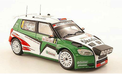 Skoda Fabia S2000 1/43 IXO No.3 Rally Monte Carlo 2010 modelauto