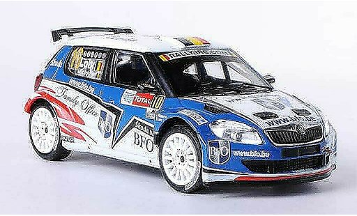 Skoda Fabia S2000 1/43 IXO No.10 BFO F.Loix / F.Miclotte Rally Ypern 2010 modelauto