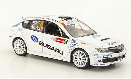 Subaru Impreza WRC 1/43 IXO STI No.6 T.Arai / D.Barret Rally Ypern 2010 modelauto