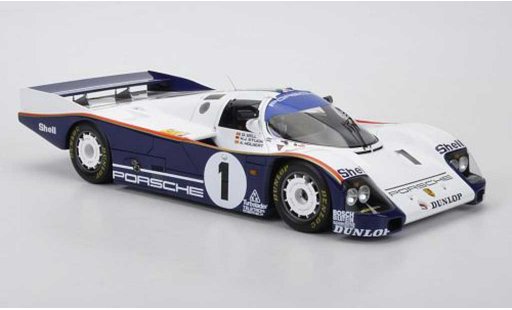 Porsche 962 1986 1/18 Spark C No.1 rojohmans D.Bell/A.Holbert/H.J.stuk 24h Le Mans modelauto