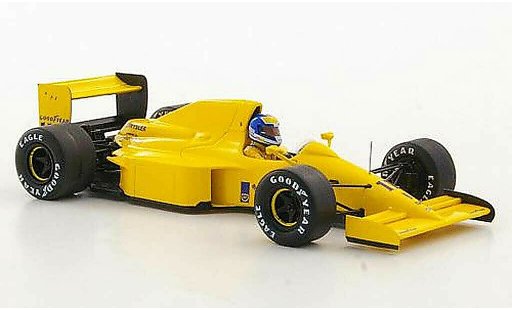 Lotus F1 1990 1/43 Spark 102 No.11 Camel D.Warwick GP Belgien modelauto