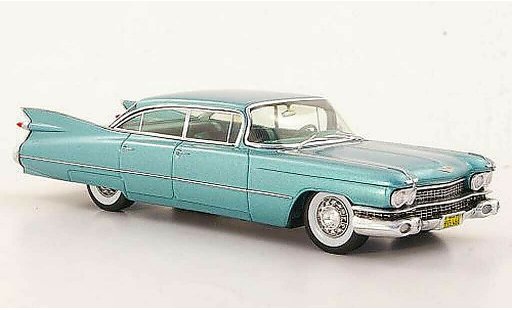 Cadillac Serie 62 Sedan 1/43 Spark 1959 4-portes 6-Window Hardtop groen modelauto