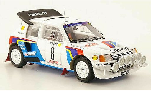Peugeot 205 Turbo 16 1/43 Spark T16 Evolution 2 No.8 S Rally Monte Carlo 1986 modelauto