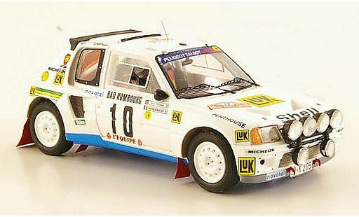 Peugeot 205 Turbo 16 1/43 Spark T16 No.10 M.Mouton/T.Harryman Rally Monte Carlo 1986 modelauto
