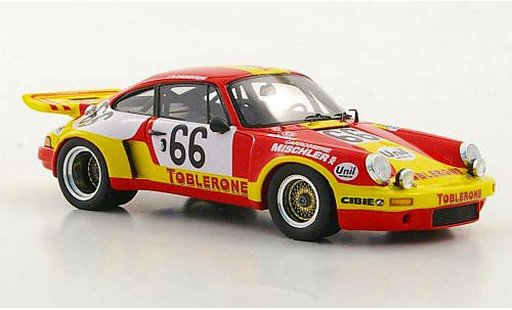 Porsche 911 Carrera 1/43 Spark R No.66 Toblerone 24h Le Mans 1974 modelauto