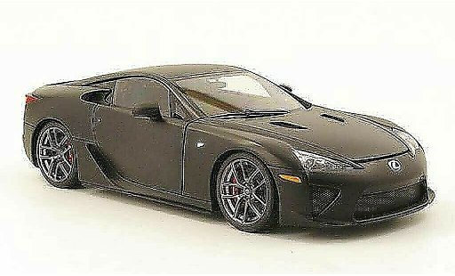 Lexus LFA Base 1/18 Autoart zwart mat 2010 modelauto