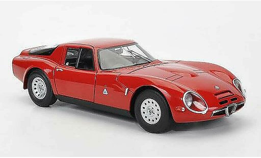 Alfa Romeo Giulia TZ2 1/18 Autoart rood 1965 modelauto