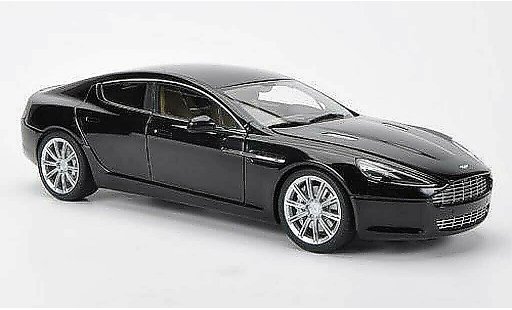 Aston Martin Rapide berline 1/18 Autoart zwart LHD 2010 modelauto