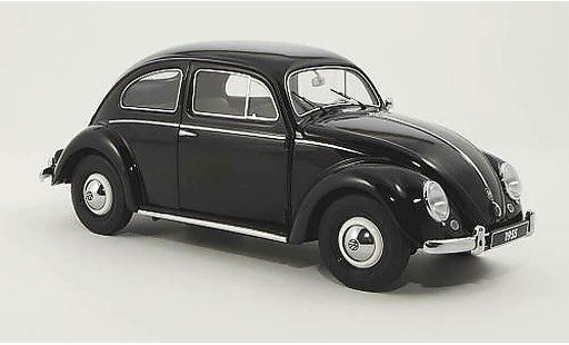 Volkswagen Kafer Base 1/18 Autoart zwart 1955 modelauto