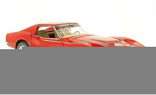 Chevrolet Corvette Coupe 1/18 Autoart C3 rood 1970 modelauto