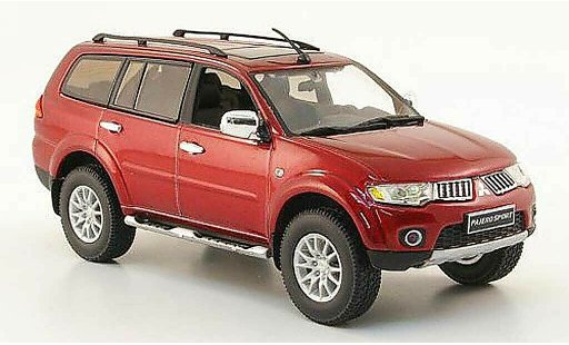 Mitsubishi Pajero Sport 1/43 Vitesse rood 2009 modelauto