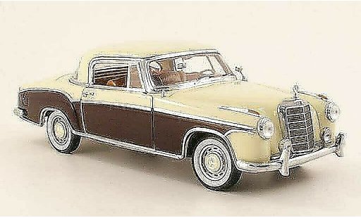 Mercedes 220 Coupe 1/18 Sun Star se (w 128) beige/bruin 1958 modelauto