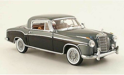 Mercedes 220 Coupe 1/18 Sun Star se (w 128) grijs/zwart 1958 modelauto