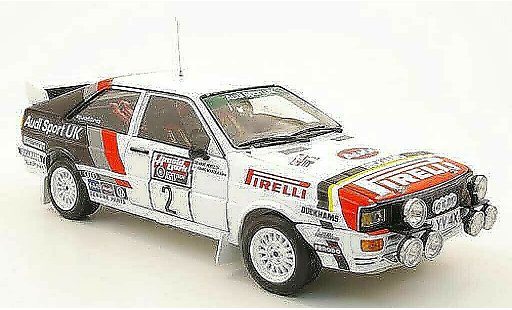 Audi Quattro rallye 1/18 Sun Star Rally no.2 audi sport uk schottland 1982 h.mikkola / a.hertz modelauto